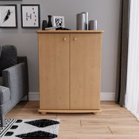 Anika Kommode 110er | Sideboard | Anrichte | 2-Türig mit Regalfächer | 100% Bio Kiefer Massivholz