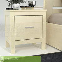 Silage Nachttisch mit Schublade Premium Line | 100% Bio Kiefer Massivholz
