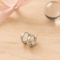 Ohrringe aus 925er Sterling-Silber, Mini-Creolen