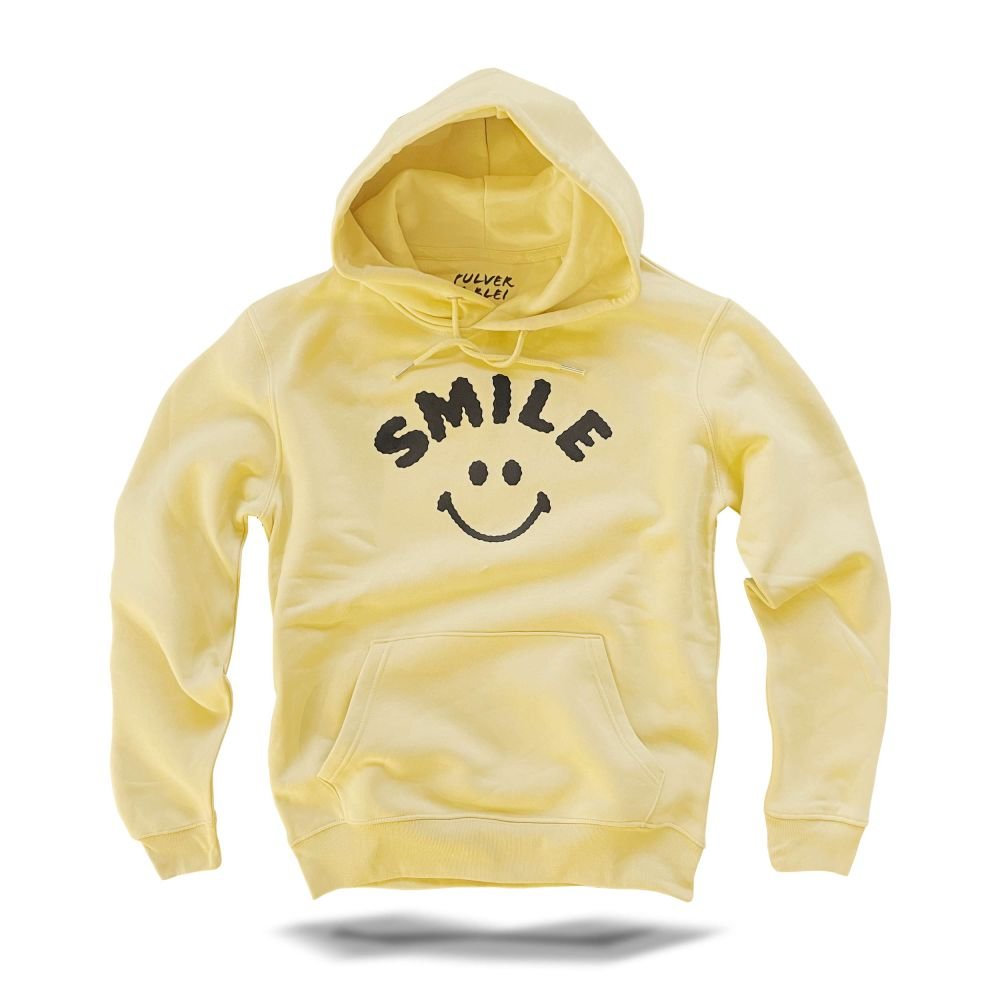 Smile Hoodie - Soft Yellow