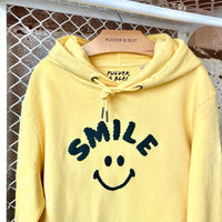 Smile Hoodie - Soft Yellow