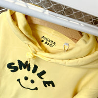Smile Hoodie - Soft Yellow