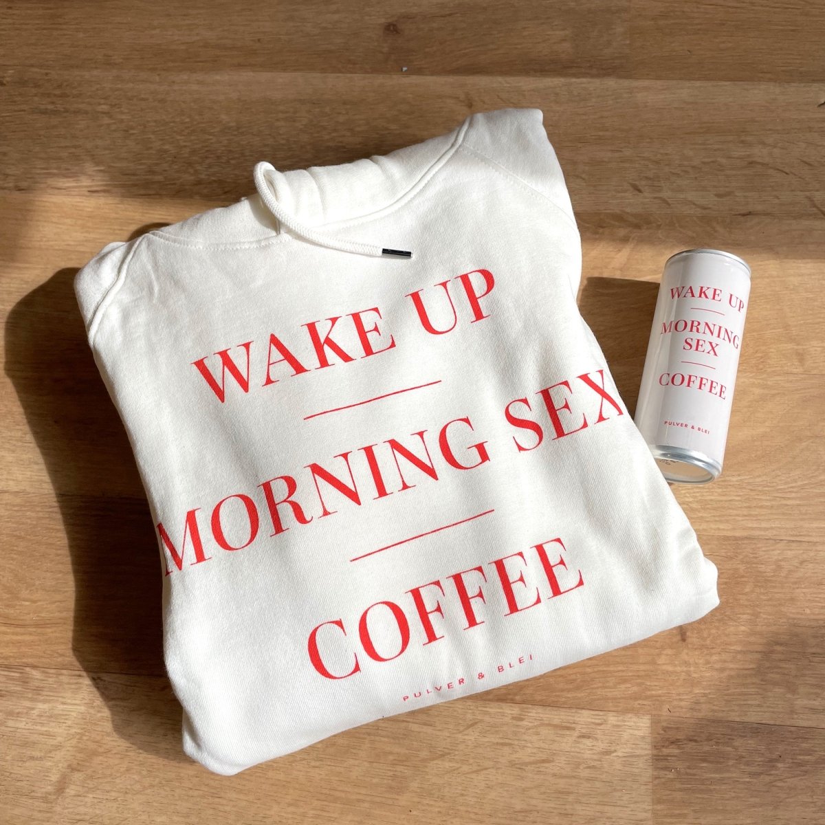 Wake Up - Morning Sex - Hoodie Creme