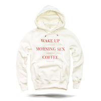 Wake Up - Morning Sex - Hoodie Creme