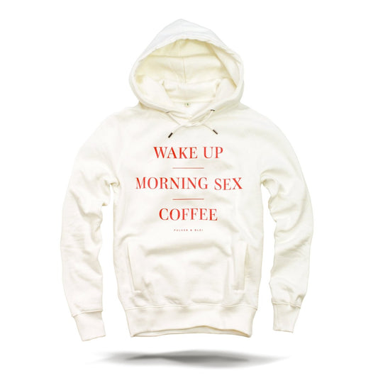 Wake Up - Morning Sex - Hoodie Creme