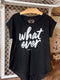 What Ever - Fashion Shirt Black